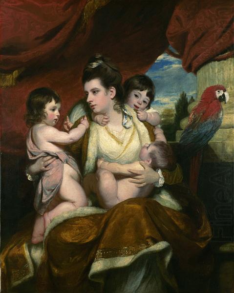 Portrait of Lady Cockburn and her three oldest sons, Sir Joshua Reynolds